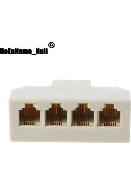 1 Adet RJ11 Ayırıcı 3 Yollu Adaptör 1 M Ila 4 F Rj-11 6P4C Telefon Jakı Ayırıcı Dropshipping (Yurt Dışından)