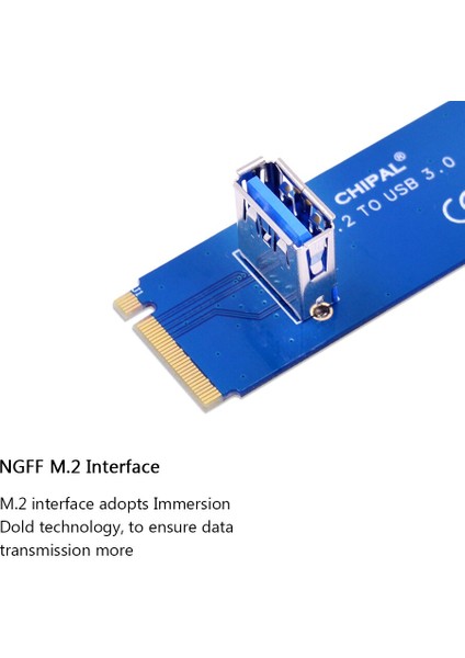 Chıpal Ngff M.2 - Pcıe Pcı-E Yükseltici Kart Için USB 3.0 Kart Adaptörü M2 - Grafik Kartı Için Usb3.0 Kartı (Yurt Dışından) modelleri