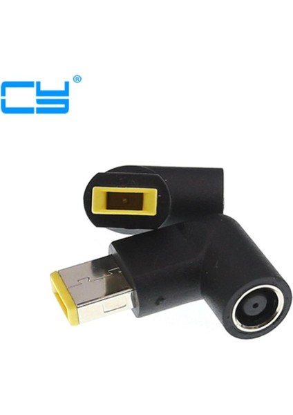 Dc 7.9*5.4mm 5.5mm Dc Jack Dikdörtgen Bağlantı Noktası Şarj Cihazı Güç Adaptörü 90 Derece Açılı Lenovo Thinkpad X1 Karbon Dizüstü Bilgisayar (Yurt Dışından)