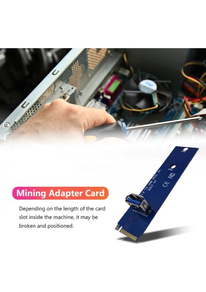 San Gold M.2 USB 3.0 Adaptörü Ngff M2 USB 3.0 Dişi Dönüştürücü Transfer Kartı Madencilik Için Pcıe X16 Yükseltici Kart Bilgisayar Aksesuarları (Yurt Dışından)