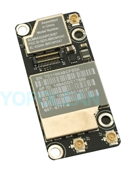 Macbook Pro 15 Için Orijinal Wifi Havaalanı Kartı BCM943224PCIEBT (Yurt Dışından)