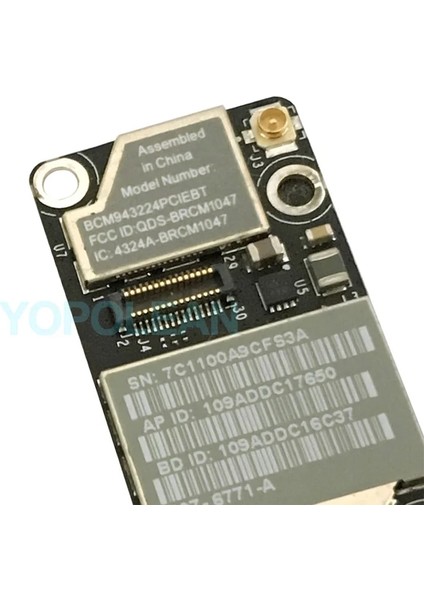 Macbook Pro 15 Için Orijinal Wifi Havaalanı Kartı BCM943224PCIEBT (Yurt Dışından) modelleri