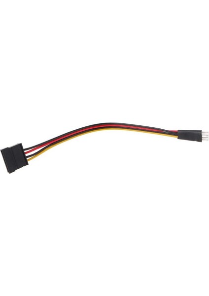 2021 Yeni 4-Pin Fdd Disket Erkek 15-Pin Sata Dişi Dönüştürücü Adaptör Güç Kablosu Kablosu (Yurt Dışından)