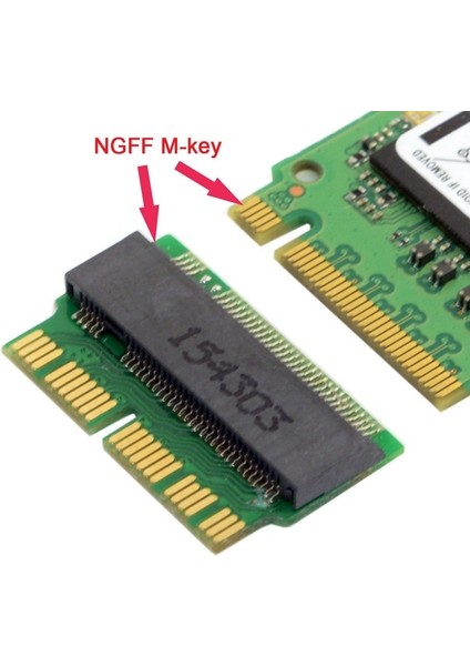 M.2 Adaptörü Nvme Pcıe M2 Ngff Ssd'ye Apple Laptop Için Macbook Air Pro 2013 2014 2015 A1465 A1466 A1502 A1398 Pcı-E X4 (Yurt Dışından) fırsatları
