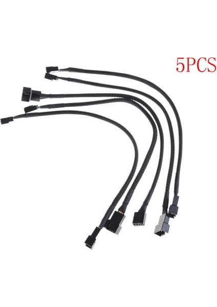5 Adet Anakart Cpu 4 Pın Fan Uzatma Kabloları Pwm 4 P Adaptör Kablosu Bilgisayar Kasası Anakart 4 Pın Güç Kabloları ve Konnektörler (Yurt Dışından)