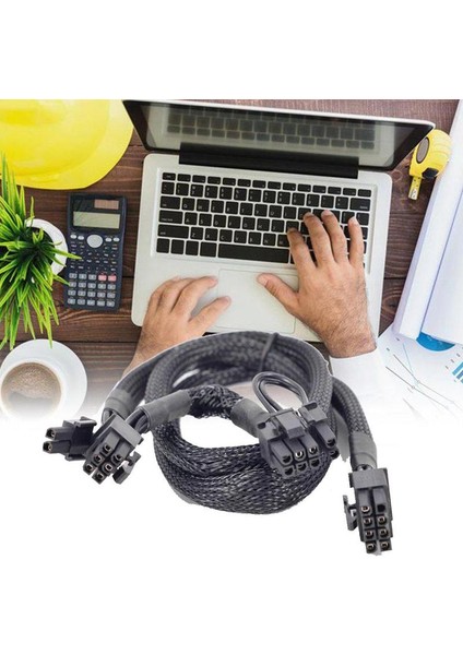 18AWG Tel Cpu 8pin Erkek - Çift 8pin (6 2) Erkek Pcı-E Video Grafik Kartı Modüler Güç Kablosu Gpu Güç Uzatma Kablosu (Yurt Dışından) indirimleri