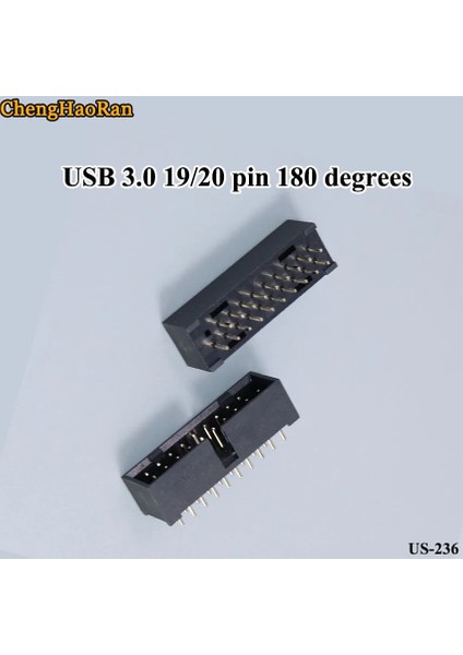 Chenghaoran 2 Adet/grup Basit Boynuz Koltuk Bakır Pin Düz Pin Isp Indir Arası USB 3.0 19/20 Pin 180 Derece (Yurt Dışından) modelleri