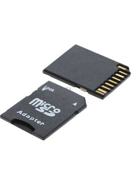 10 Adet Mikro Sd Transflash Tf Sd Sdhc Hafıza Kartı Adaptörü Dönüştürücü Siyah (Yurt Dışından)