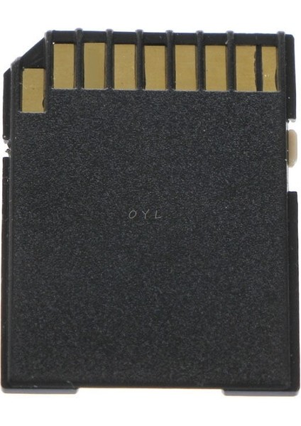 10 Adet Mikro Sd Transflash Tf Sd Sdhc Hafıza Kartı Adaptörü Dönüştürücü Siyah (Yurt Dışından)