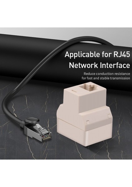 Kebidu Ayırıcı Adaptör P15 RJ45 Ayırıcı Adaptör 1 Ila 2 Çift Dişi Bağlantı Noktası Cat5/6 Lan Ethernet Soketi Ağ Bağlantıları (Yurt Dışından) fırsatları