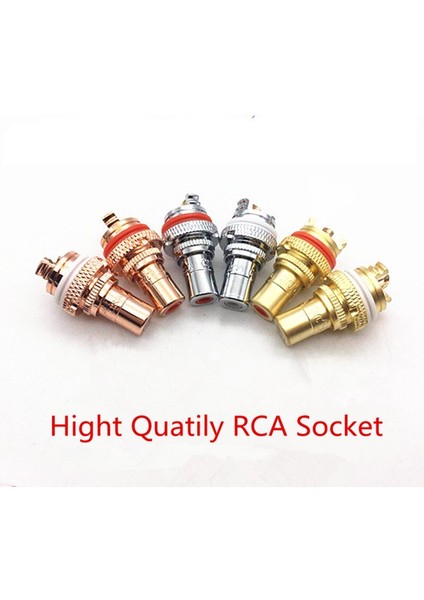 2 Adet/grup Yüksek Kaliteli Cmc Bakır Altın Kaplama Rca Dişi Priz Terminali Jak Soketi Av Ses Video Konektörü Adaptörü (Yurt Dışından) modelleri