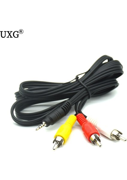 2.5mm Mini Stereo Aux Erkek 3rca Erkek Fiş Konnektör Adaptörü Ses Av Video Kablo Kordonu 1.5 M/5ft (Yurt Dışından) modelleri