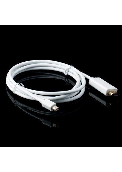 Profesyonel 1.8 M 6 Feet Mini Ekran Bağlantı Noktası Dp HDMI Uyumlu 1080 P Hızlı Şarj Adaptörü Orijinal Kablo Mac Için MacBook (Yurt Dışından)