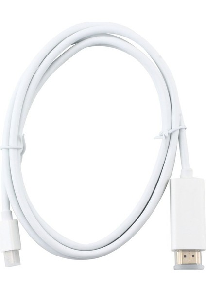 Profesyonel 1.8 M 6 Feet Mini Ekran Bağlantı Noktası Dp HDMI Uyumlu 1080 P Hızlı Şarj Adaptörü Orijinal Kablo Mac Için MacBook (Yurt Dışından)