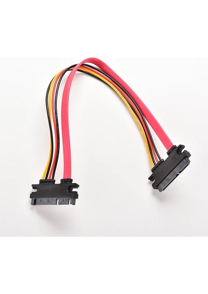 Jetı 1 Adet 30 cm 22PIN Sata Kablosu Erkek Kadın 7 + 15 Pin Seri Ata Sata Veri Güç Combo Uzatma Kablosu Konektörü Dönüştürücü (Yurt Dışından)