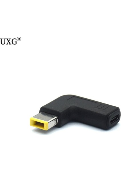USB Tip C Dişi Kare Erkek Tak Dc Güç Adaptörü Dönüştürücü Laptop Şarj Cihazı Konektörü Lenovo T450 T450S T460 T470 T470S (Yurt Dışından)