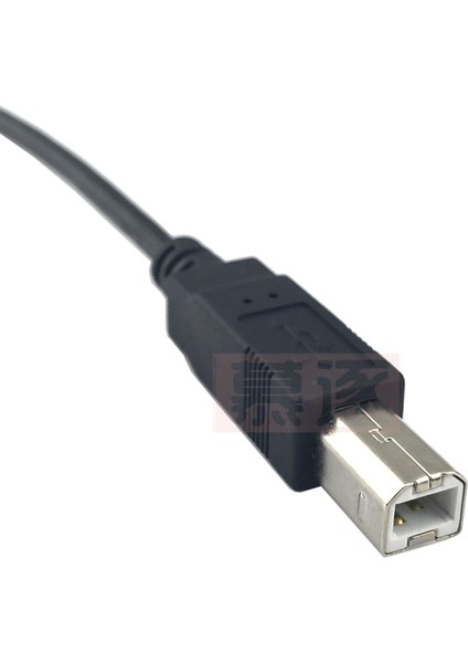 Yukarı Açılı 90 Derece USB 2,0 Konnektör Tipi B Yazıcı Tarayıcı Sabit Diski Için Konnektör Kablosu 20CM Örgü Korumalı (Yurt Dışından) indirimleri