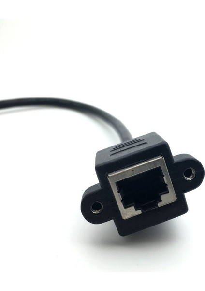 RJ45 Erkek Dişi Vidalı Panel Montajlı Ethernet Lan Ağ Uzatma Kablosu 30CM 0.3m Bilgisayar Kablosu Yönlendirici Dizüstü Bilgisayar Için Yeni Aqjg (Yurt Dışından) fırsatları