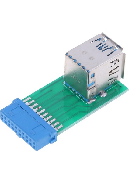 1 Adet Anakart 20PIN Başlık 2 Bağlantı Noktasına USB 3.0 Tip A Dişi Bağlantı Noktası Hub Adaptörleri (Yurt Dışından)