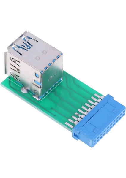 1 Adet Anakart 20PIN Başlık 2 Bağlantı Noktasına USB 3.0 Tip A Dişi Bağlantı Noktası Hub Adaptörleri (Yurt Dışından)