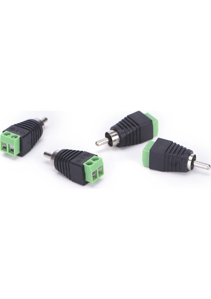 4 Adet/grup Cctv Fono Rca Erkek Fiş Av Terminal Konnektörü Video Av Hoparlör Tel Kablo Ses Erkek Rca Konnektör Adaptörü (Yurt Dışından) fırsatları