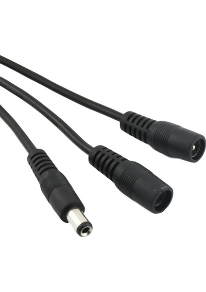 1x Dc Güç 5.5x2.1mm Erkek Çift Dişi Jack Y Splitter 5.5x2.1mm Adapterconnector Kablosu Cctv 30 cm (Yurt Dışından) fiyatları
