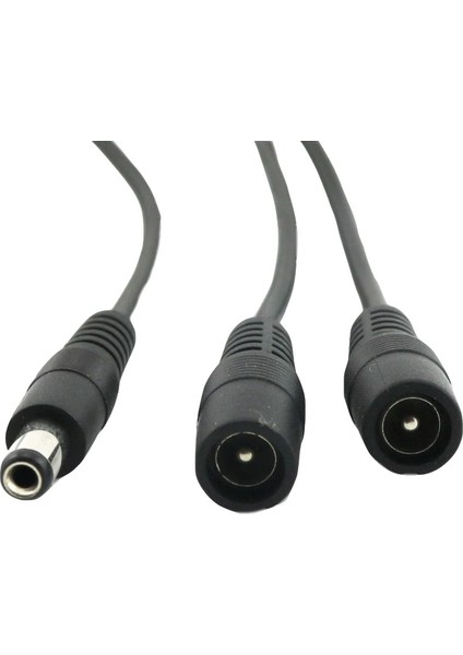 1x Dc Güç 5.5x2.1mm Erkek Çift Dişi Jack Y Splitter 5.5x2.1mm Adapterconnector Kablosu Cctv 30 cm (Yurt Dışından) modelleri
