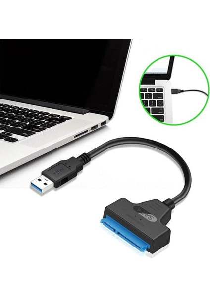 Aloyseed USB Sata 3 Kablo Sata USB 3.0 Adaptörüne Kadar 5 Gbps Desteği 2.5 Inç Harici SSD HDD Sabit Sürücü 22 Pin Sata Iıı (Yurt Dışından)
