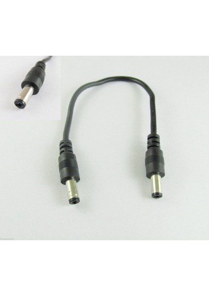3 Adet Cctv Dc Güç Fişi 5.5x2.1mm Erkek - Erkek Konnektör Uzatma Kablosu Kablosu 20 cm (Yurt Dışından) fiyatları