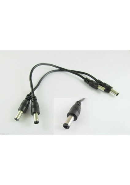 3 Adet Cctv Dc Güç Fişi 5.5x2.1mm Erkek - Erkek Konnektör Uzatma Kablosu Kablosu 20 cm (Yurt Dışından) fırsatları
