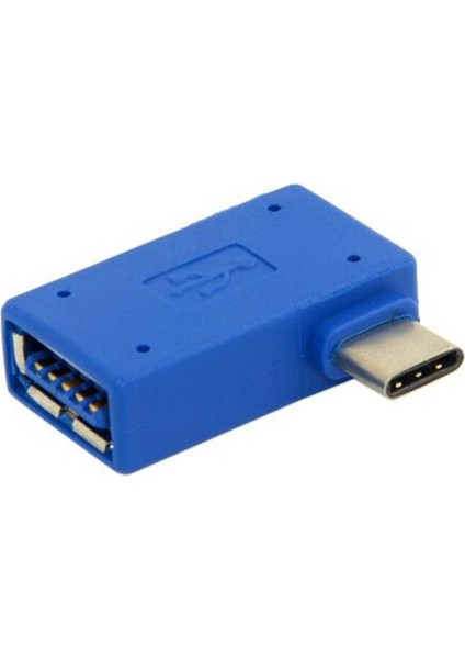 USB 3.1 Tip C 90 Derece Sağ Açılı Usb-C Tip-C Erkek USB 3.0 A Dişi Otg Adaptör Konnektör Dönüştürücü Dizüstü Bilgisayar Için (Yurt Dışından) fırsatları