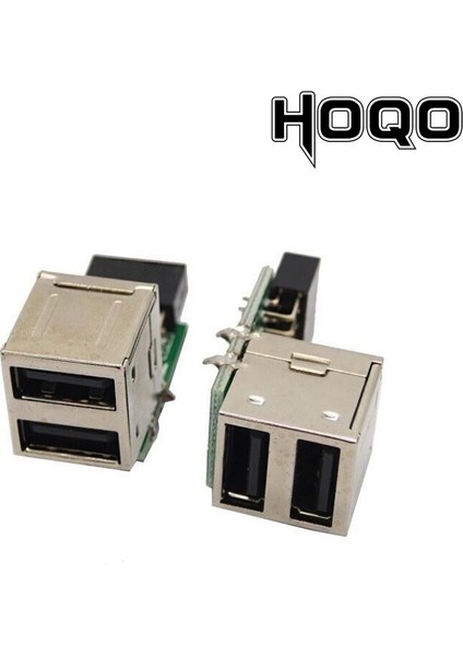 9pin - USB Konektörü Anakart 9-Pin Dişi Bağlantı Noktasından 2 Bağlantı Noktasına Usb2.0 Dönüştürücü Anakart 9p - Usb2 Dahili Genişletme Bağlantı Noktası (Yurt Dışından)