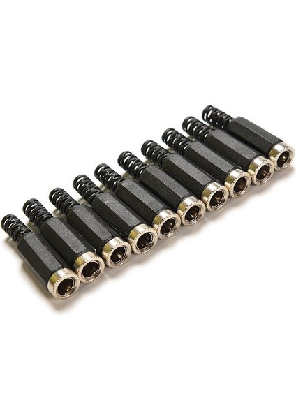 10 Adet 2.1mm x 5.5mm Dişi Dc Priz Soket Jak Adaptörü Konnektör Dönüştürücü Rf Koaksiyel Cctv (Yurt Dışından)