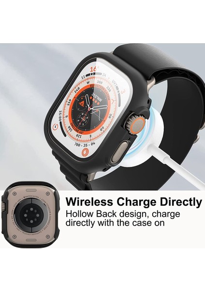 Apple Watch Ultra 49MM Ekran Koruyucu Için Izle Kapak Sert Pc Koruyucu Cam + Kılıf Tampon Iwatch 8 Pro/ultra (Yurt Dışından) indirimleri