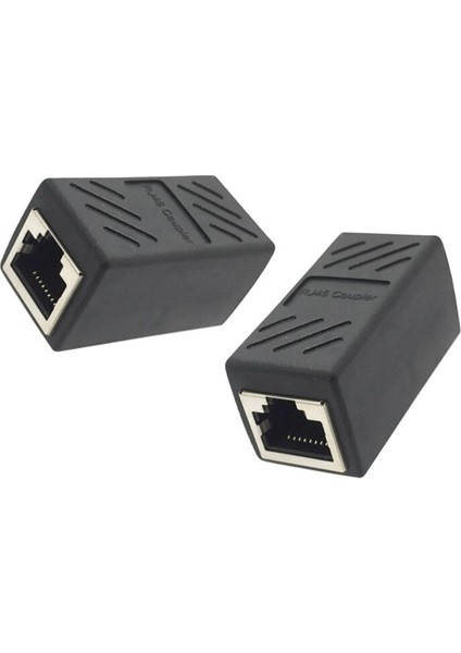 RJ45 Genişletici Dişi - Dişi RJ45 Internet Lan Konnektör Adaptörü Çoğaltıcı Korumalı Muhafaza RJ45 Ağ Lan Kablosu Dönüştürücü (Yurt Dışından)