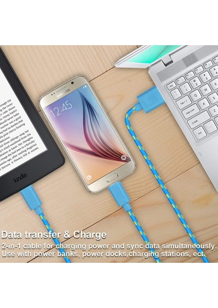 Olaf Mikro USB Kablosu 2A Hızlı Şarj Cep Telefonu Şarj Aleti Kablosu 1m/2m/3m Veri Kablosu Samsung Xiaomi Huawei Lg Android Tablet (Yurt Dışından) modelleri