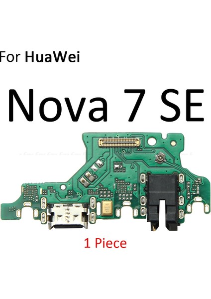 Şarj Portu Konnektörü Kurulu Parçaları Flex Kablo Mikrofon Mikrofon ile Huawei Nova 7i 7 6 Se 5t 5i 4e 4 3 3i 3e 2s 2i 2 Artı (Yurt Dışından)