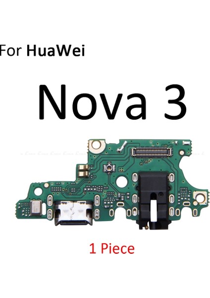 Şarj Portu Konnektörü Kurulu Parçaları Flex Kablo Mikrofon Mikrofon ile Huawei Nova 7i 7 6 Se 5t 5i 4e 4 3 3i 3e 2s 2i 2 Artı (Yurt Dışından)