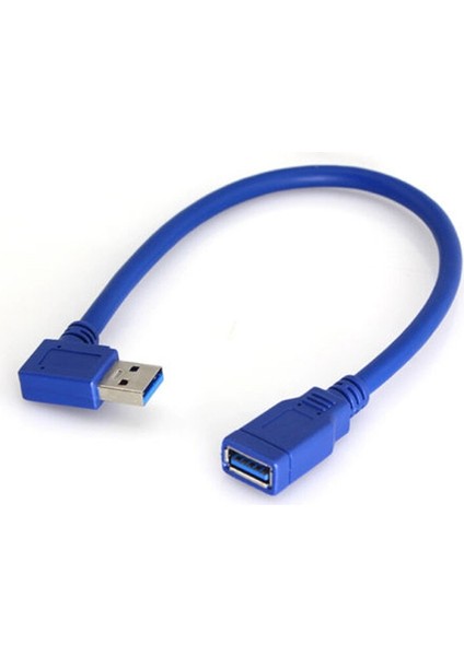 USB 3.0 A Erkek 90 Derece Sol Açı Usb3.0 A Dişi Uzatma Dönüştürücü Kablo Bilgisayar Için 0.3 M (Yurt Dışından) modelleri