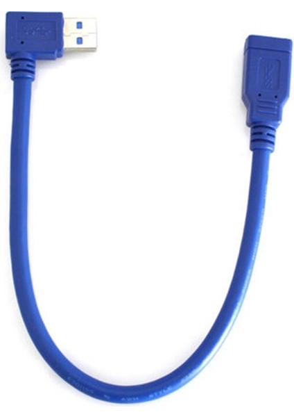 USB 3.0 A Erkek 90 Derece Sol Açı Usb3.0 A Dişi Uzatma Dönüştürücü Kablo Bilgisayar Için 0.3 M (Yurt Dışından) fırsatları