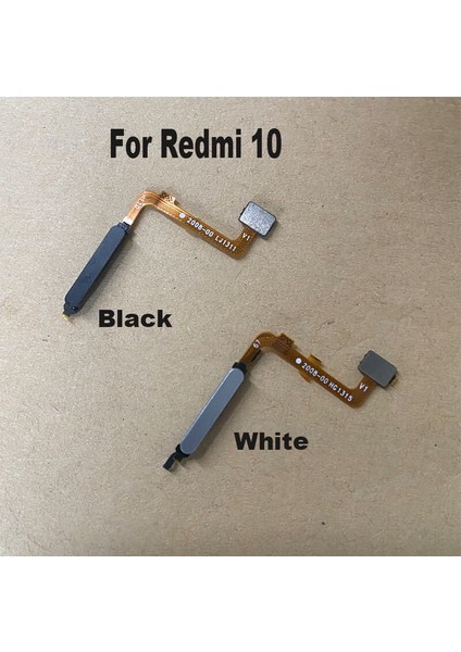Orijinal Xiaomi Redmi Için 10 Prime 2022 Parmak Izi Sensörü Dokunmatik Kımlık Ana Düğme Menü Tarayıcı Şerit Konektörü Flex Kablo (Yurt Dışından)