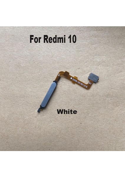 Orijinal Xiaomi Redmi Için 10 Prime 2022 Parmak Izi Sensörü Dokunmatik Kımlık Ana Düğme Menü Tarayıcı Şerit Konektörü Flex Kablo (Yurt Dışından)