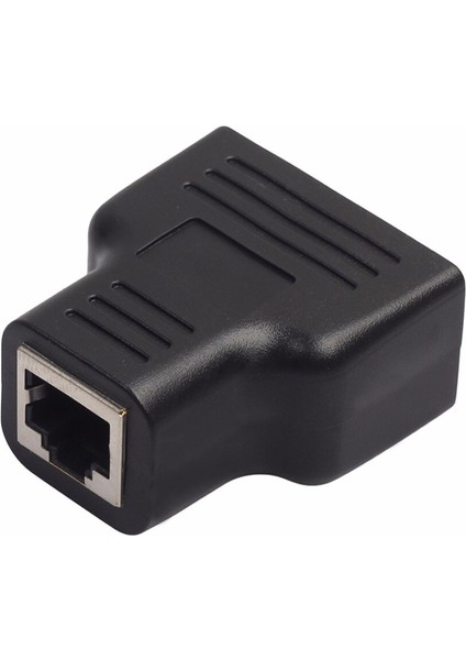 Yeni RJ45 Splitter Adaptörü 1 Ila 2 Çift Dişi Bağlantı Noktası Cat5/cat 6 Lan Ethernet Sockt Ağ Bağlantıları Splitter Adaptörü (Yurt Dışından)