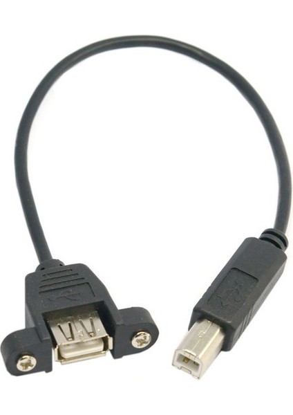 20 cm USB 2.0 A Dişi Soket Panel Montaj Tipi Standart B Erkek Yazıcı Tarayıcı Sabit Disk Kablosu (Yurt Dışından) modelleri