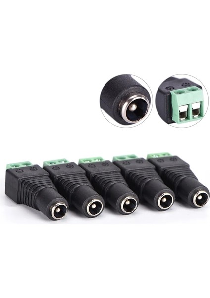 5 Adet/grup Dc 12 V Basınç Hattı Tipi Güç Fişi Adaptörü Konektörü LED Şerit Işık (Yurt Dışından) fiyatları