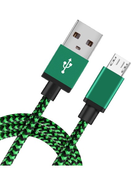 Mikro USB Kablosu Hızlı Şarj Örgülü Veri Kablosu Samsung S7 S6 Huawei Xiaomi Redmi Not 5 Pro 4 Android Mikro USB Telefon Kabloları (Yurt Dışından)