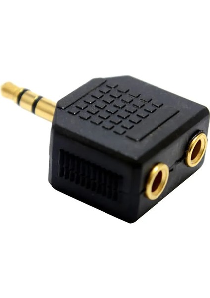 Gelişmiş 2019 Yeni Adaptör 3.5mm Stereo Jak Kulaklık Splitter Adaptörü 1 Fiş 2 Soket Yüksek Kaliteli Siyah Adaptör Mini L0314 (Yurt Dışından) fiyatları