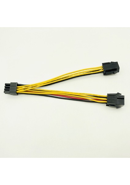 H1111Z Bilgisayar Kablosu 15CM Pcı Express Pcı-E Çift 6pin Dişi 8pin Erkek Gpu Video Grafik Kartı Güç Adaptörü Kablosu 18AWG Yenı (Yurt Dışından) modelleri