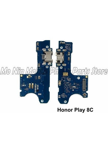 Yeni Mikrofon Modülü + USB Şarj Portu Kurulu Flex Kablo Konnektör Parçaları Huawei Honor Play 8A 8APRO 8c 8 Yedek (Yurt Dışından)