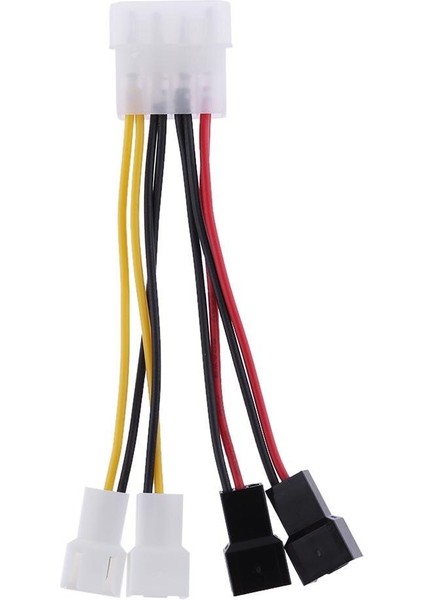 1 Adet 4-Pin Molex 3-Pin Fan Güç Kablosu Adaptör Konnektörü Bilgisayar Soğutma Fanı Kabloları Cpu Pc Bilgisayar Soğutma Aksesuarları (Yurt Dışından)